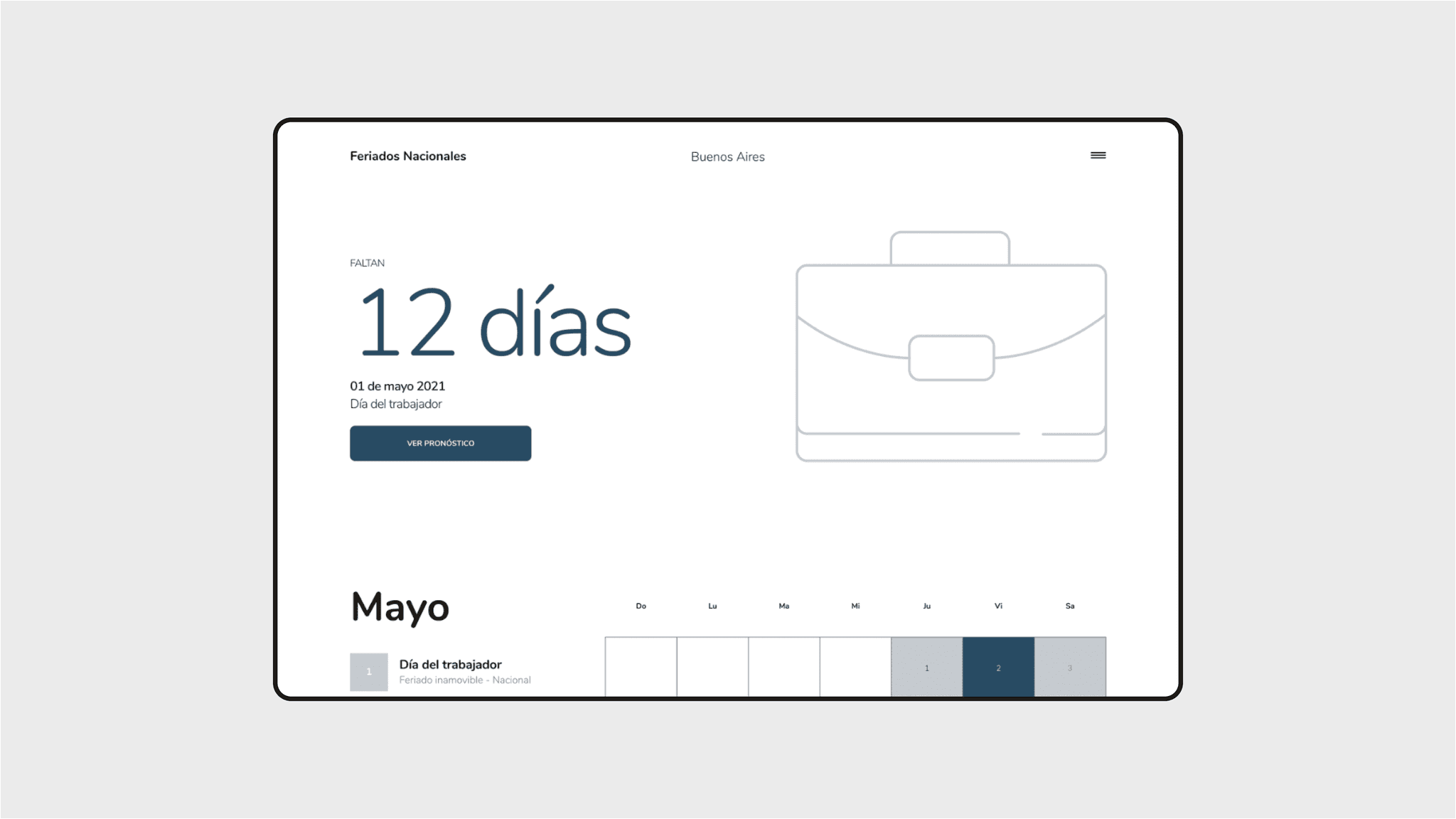 Feriados Nacionales