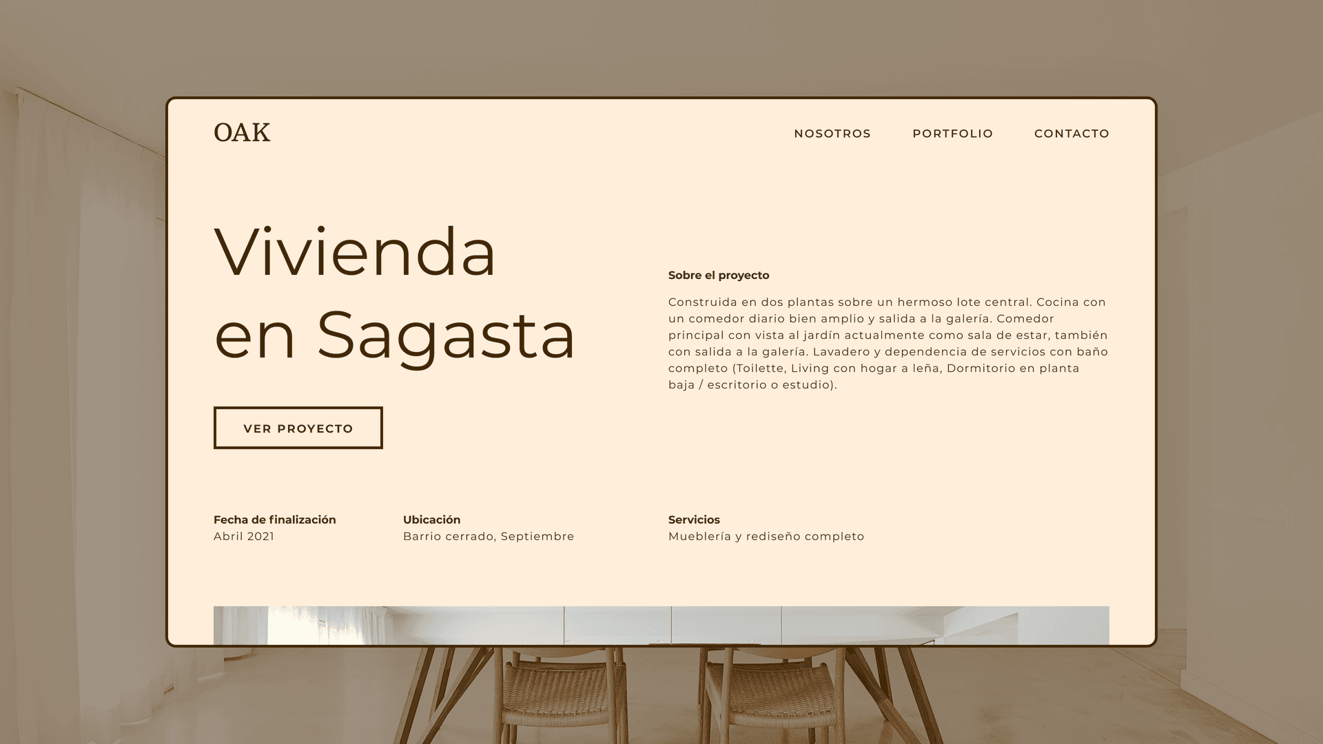 Oak-Espacios únicos